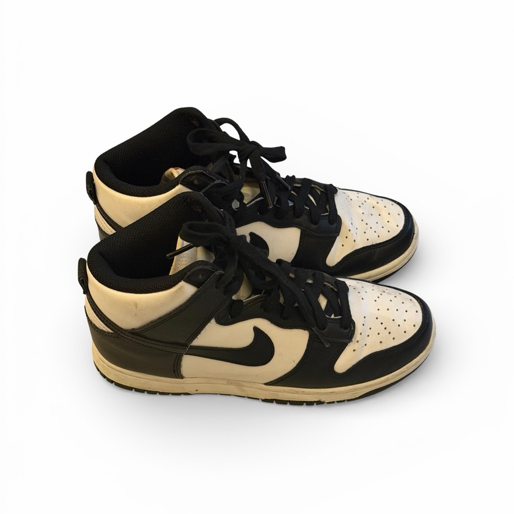 Nike DUCK HIGH PANDA Black and White Women's Sneakers